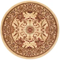 Verderers Area Rug Round in Ivory by Safavieh