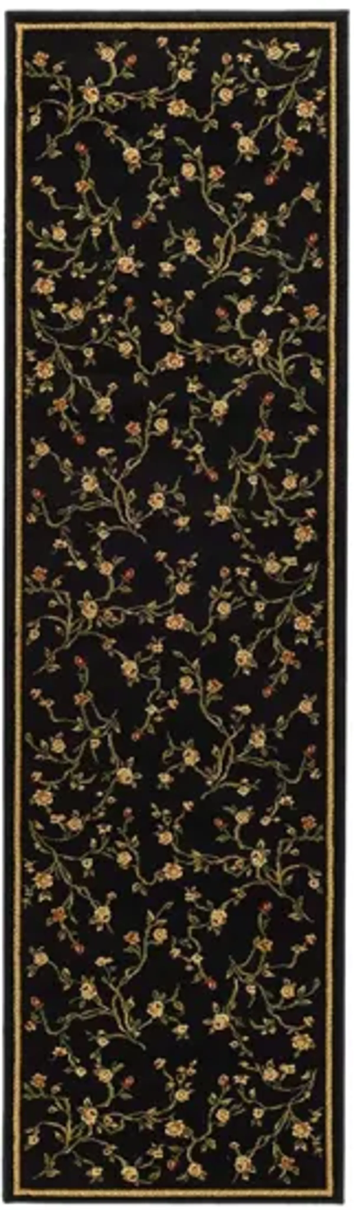 Paulding Runner Rug in Black by Safavieh