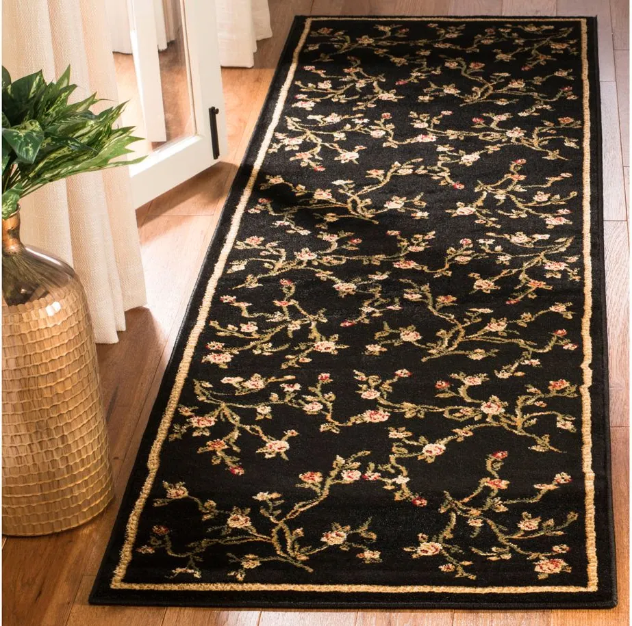 Paulding Runner Rug in Black by Safavieh