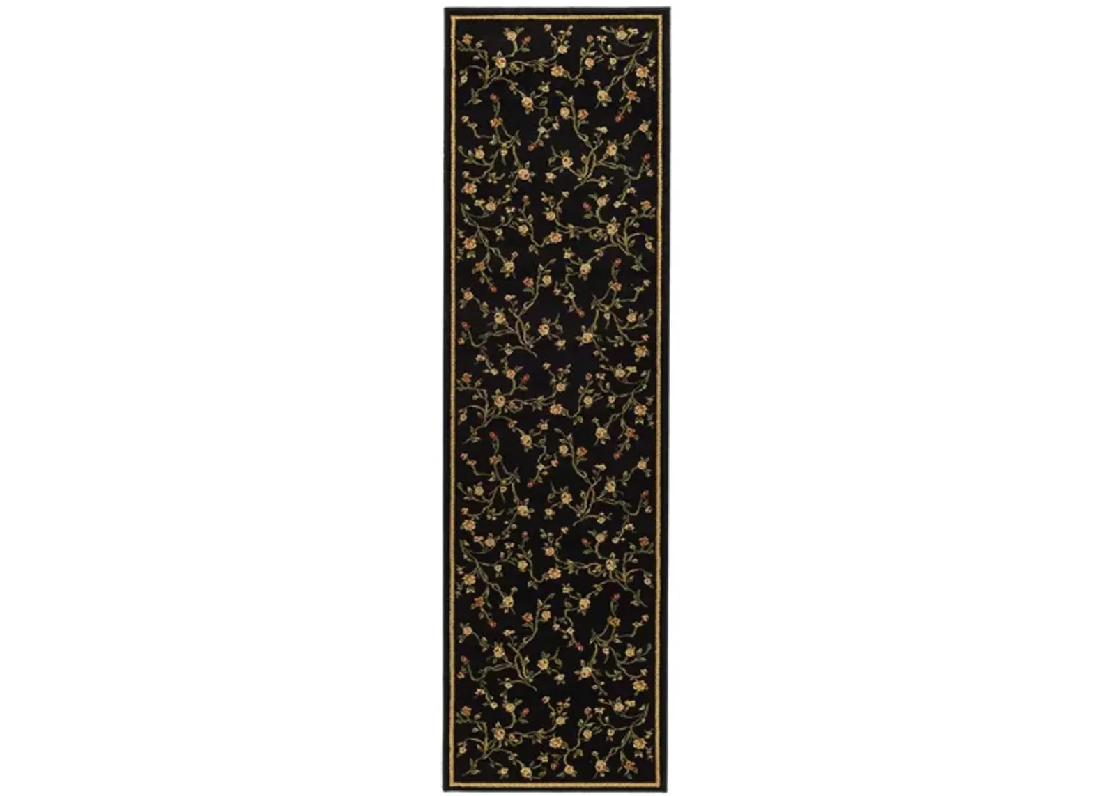 Paulding Runner Rug in Black by Safavieh