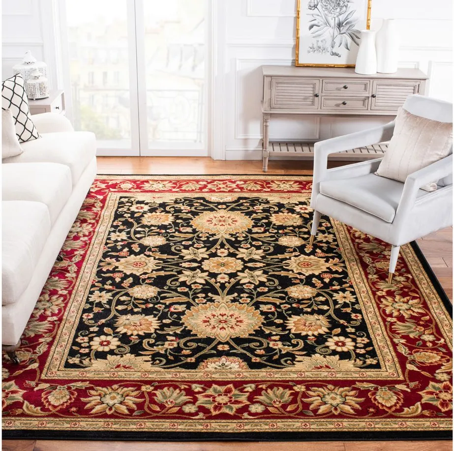 Lyndhurst Area Rug in Black / Red by Safavieh