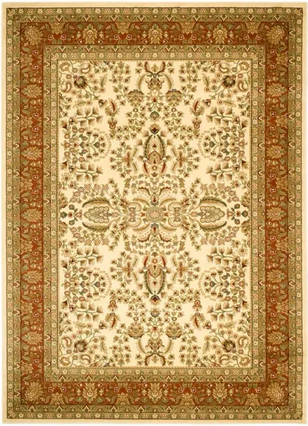Forester Area Rug in Ivory / Rust by Safavieh