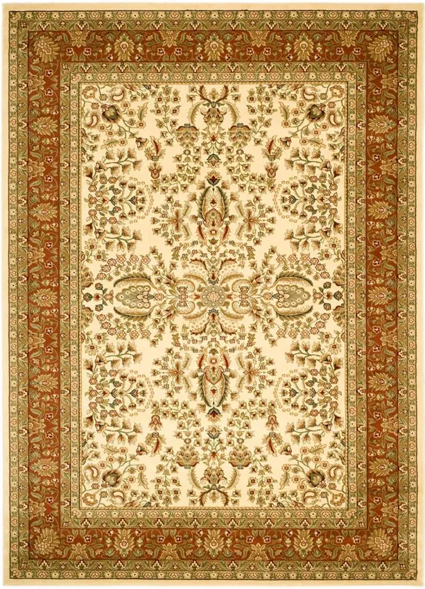 Forester Area Rug in Ivory / Rust by Safavieh