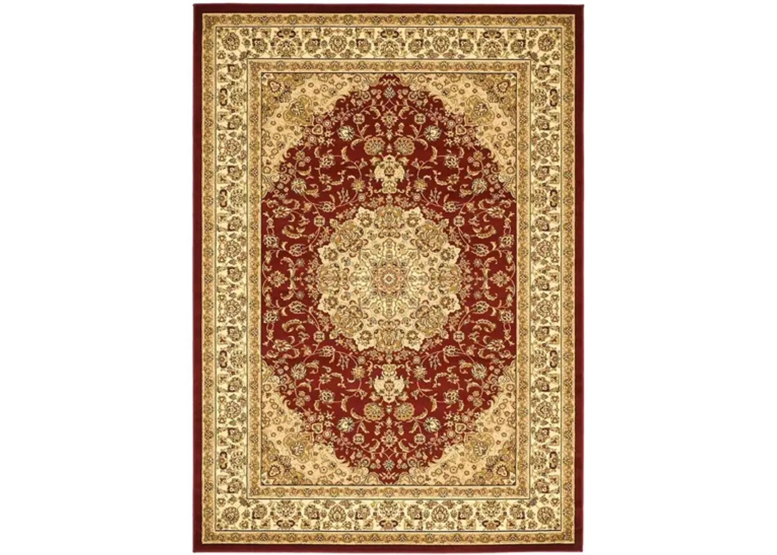 Fareham Area Rug in Red / Ivory by Safavieh