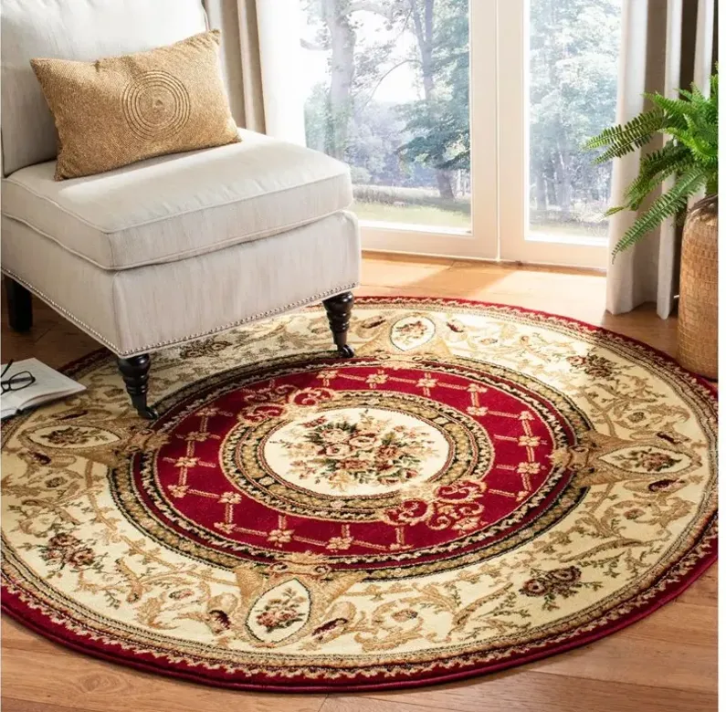 Agincourt Area Rug in Red / Ivory by Safavieh