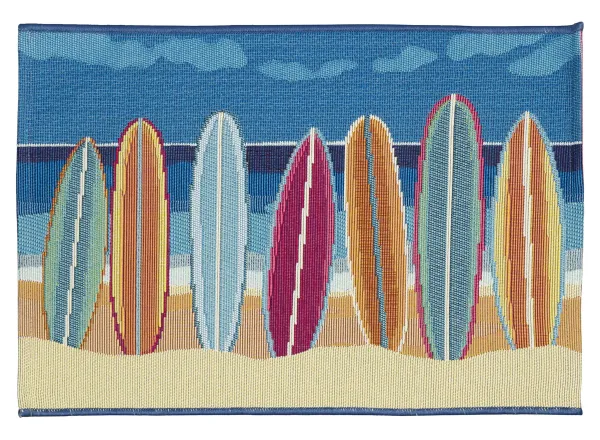 Esencia Surf Break Indoor/Outdoor Mat