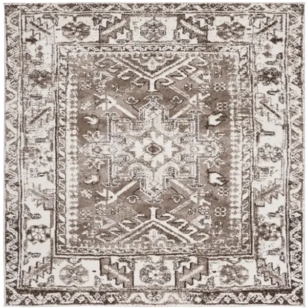 Darius Brown Area Rug Square
