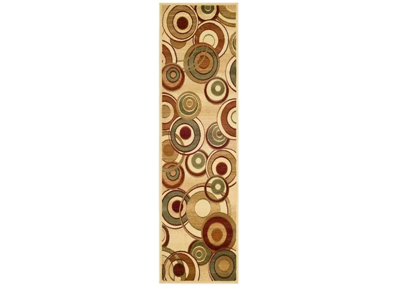 Masham Runner Rug in Ivory / Multi by Safavieh