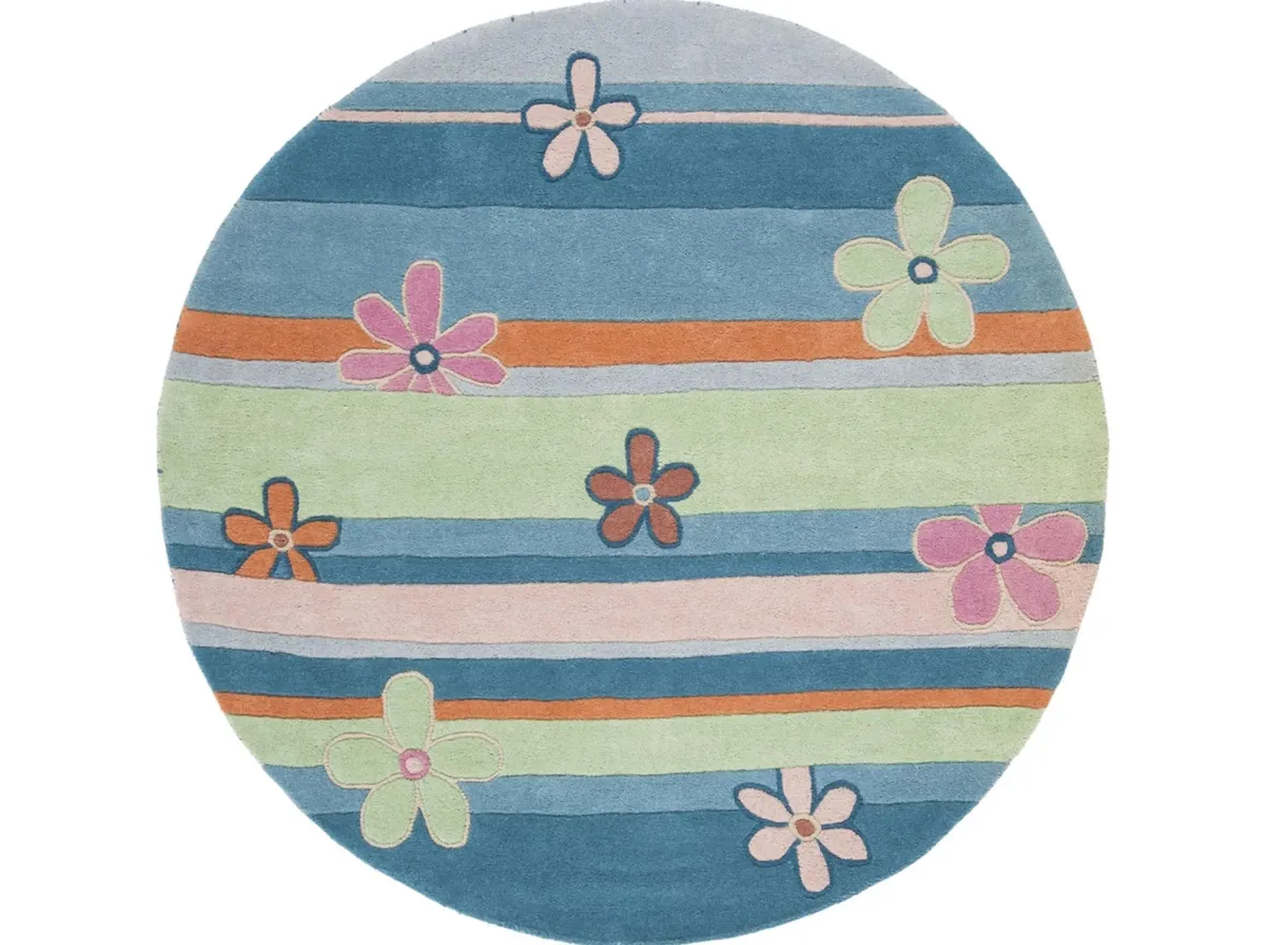 Seleone Kid's Rug in Blue/Multi by Safavieh