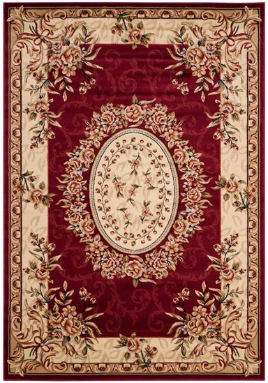 Azura Area Rug in Red / Ivory by Safavieh