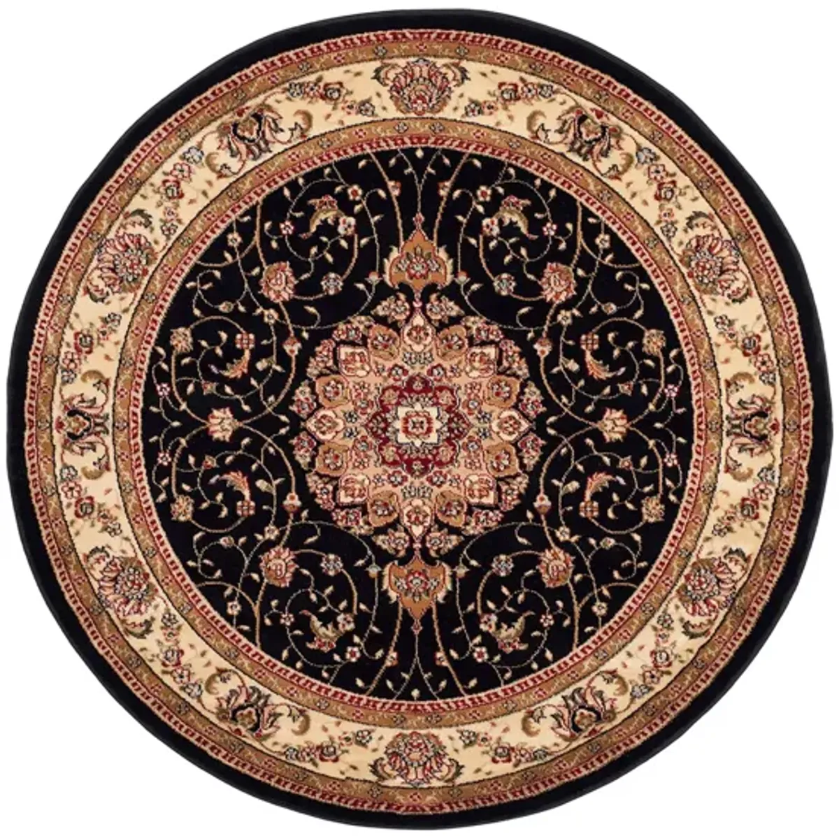 Wessex Area Rug in Black / Ivory by Safavieh