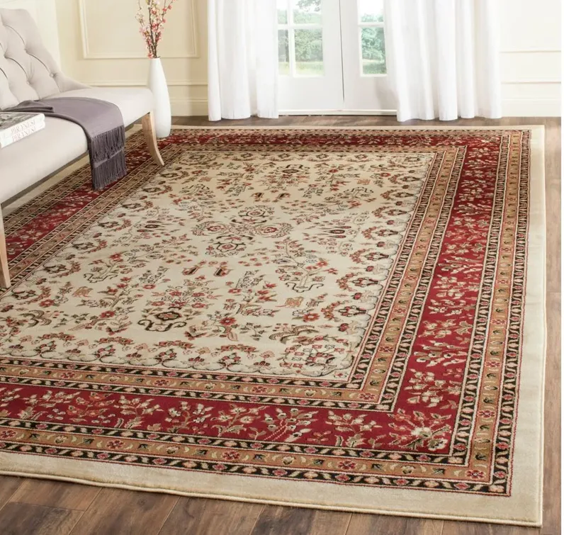 Anglia Area Rug in Ivory / Red by Safavieh