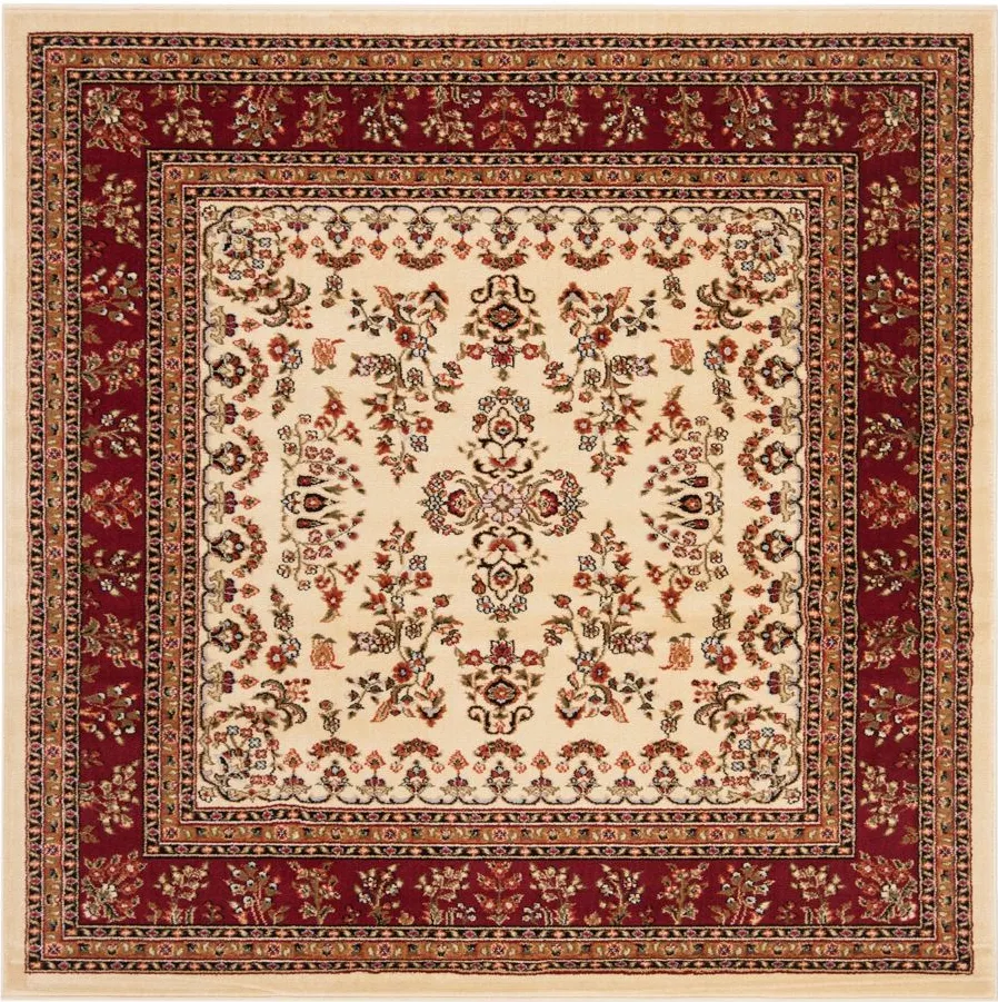 Anglia Area Rug in Ivory / Red by Safavieh