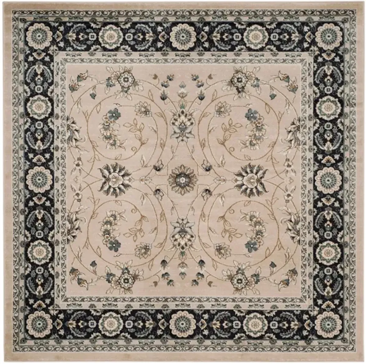 Charnwood Area Rug in Light Beige / Anthracite by Safavieh