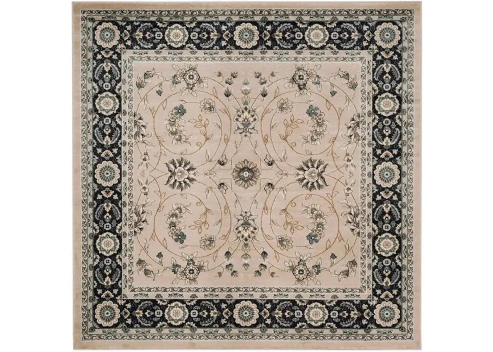 Charnwood Area Rug in Light Beige / Anthracite by Safavieh