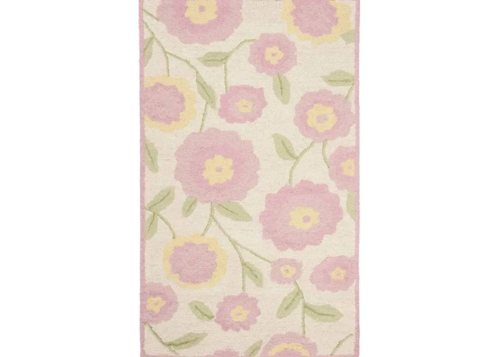 Thorfinna Kid's Rug in Ivory/Pink by Safavieh