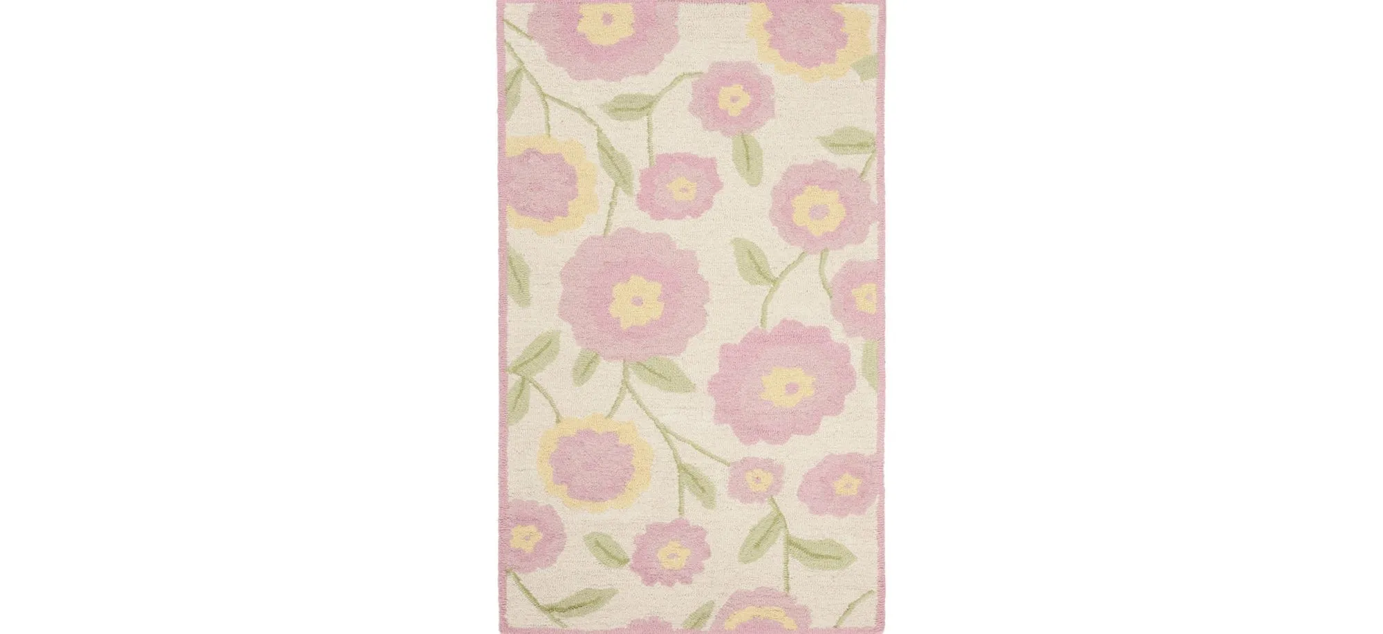 Thorfinna Kid's Rug in Ivory/Pink by Safavieh