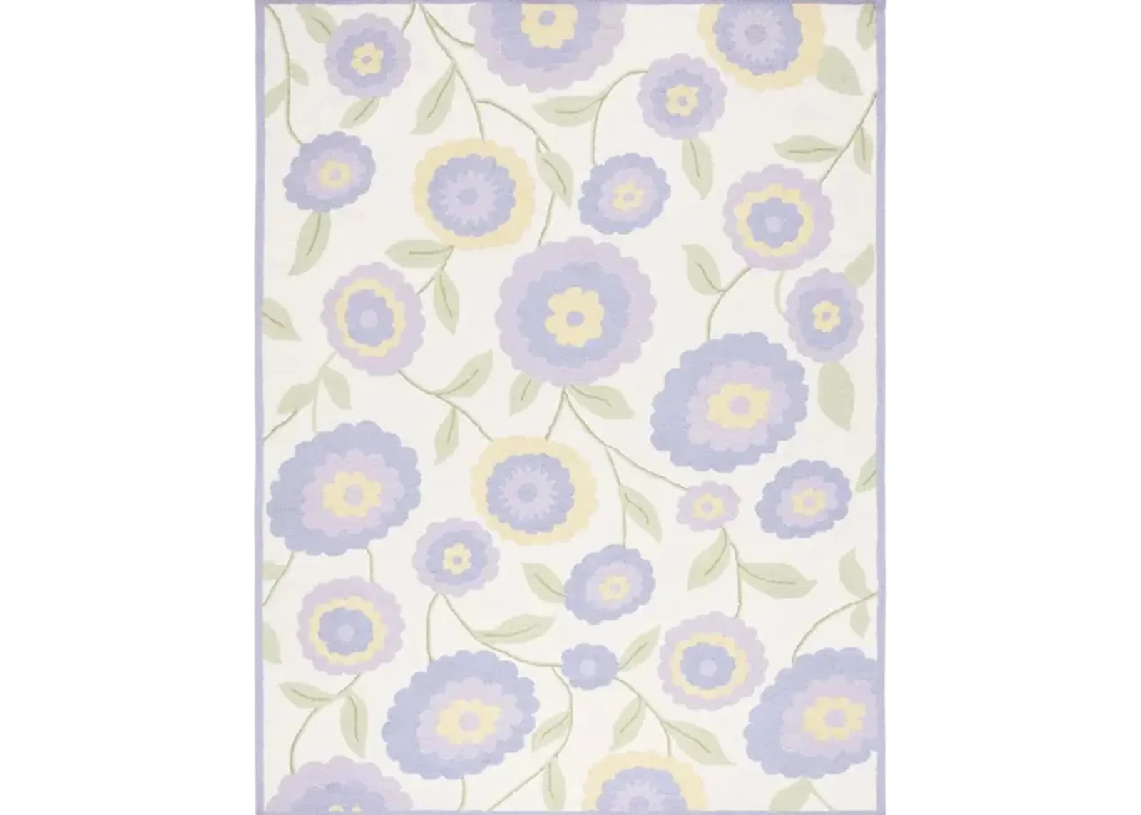 Thorfinna Kid's Rug in Lavander/Ivory by Safavieh