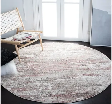 Mcneil Round Area Rug in Beige; Pink by Safavieh