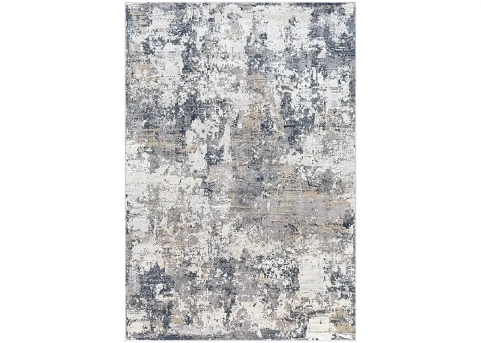 Norland Middleton Rug in Light Gray, Charcoal, Navy, Butter, Cream by Surya