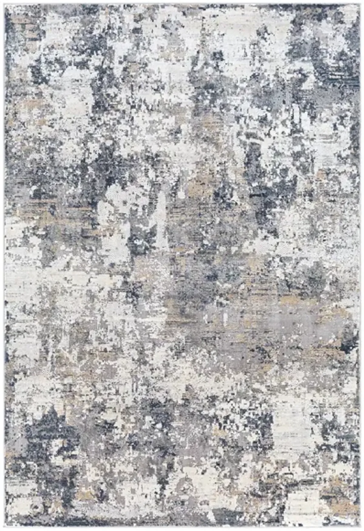 Norland Middleton Rug in Light Gray, Charcoal, Navy, Butter, Cream by Surya