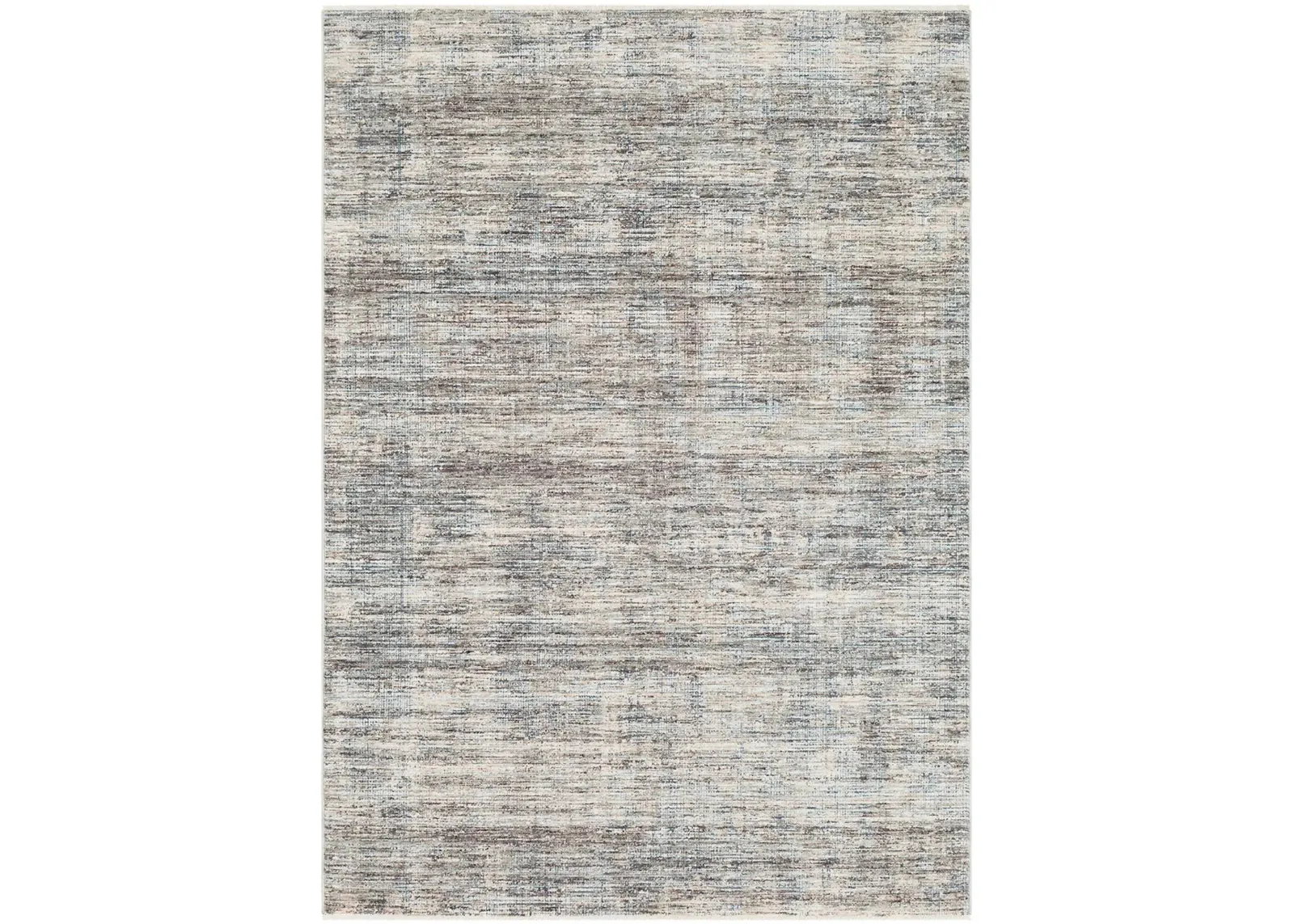 Presidential Striated Rug in Medium Gray, Charcoal, Ivory, Butter, Pale Blue, Bright Blue, Lime, Peach, Burnt Orange by Surya