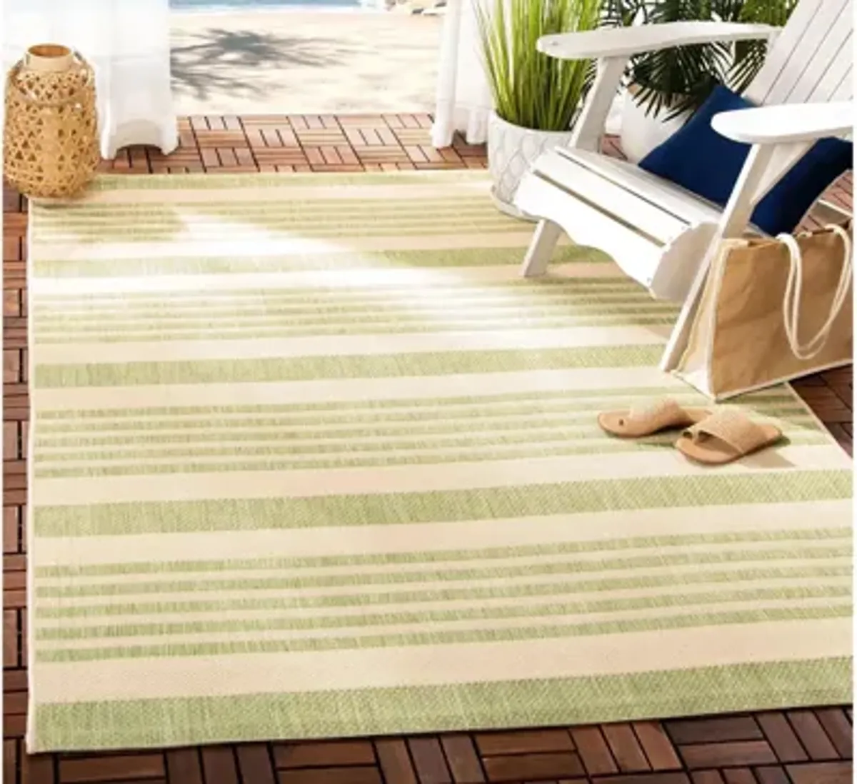 Courtyard Indoor/Outdoor Area Rug