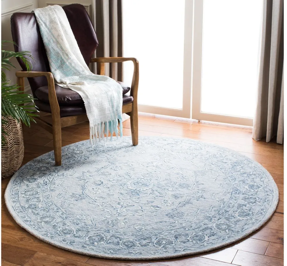 Kilimanjaro Area Rug in Light Blue & Ivory by Safavieh