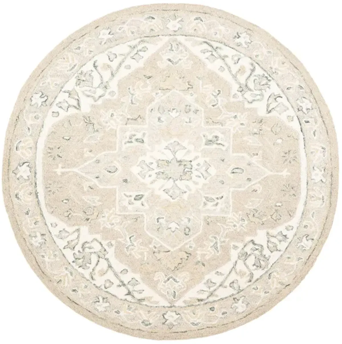 Turbo Area Rug in Light Gray & Ivory by Safavieh