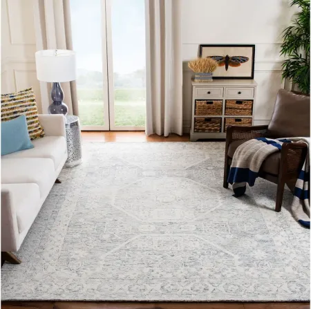 Fluffton Area Rug in Charcoal & Cream by Safavieh