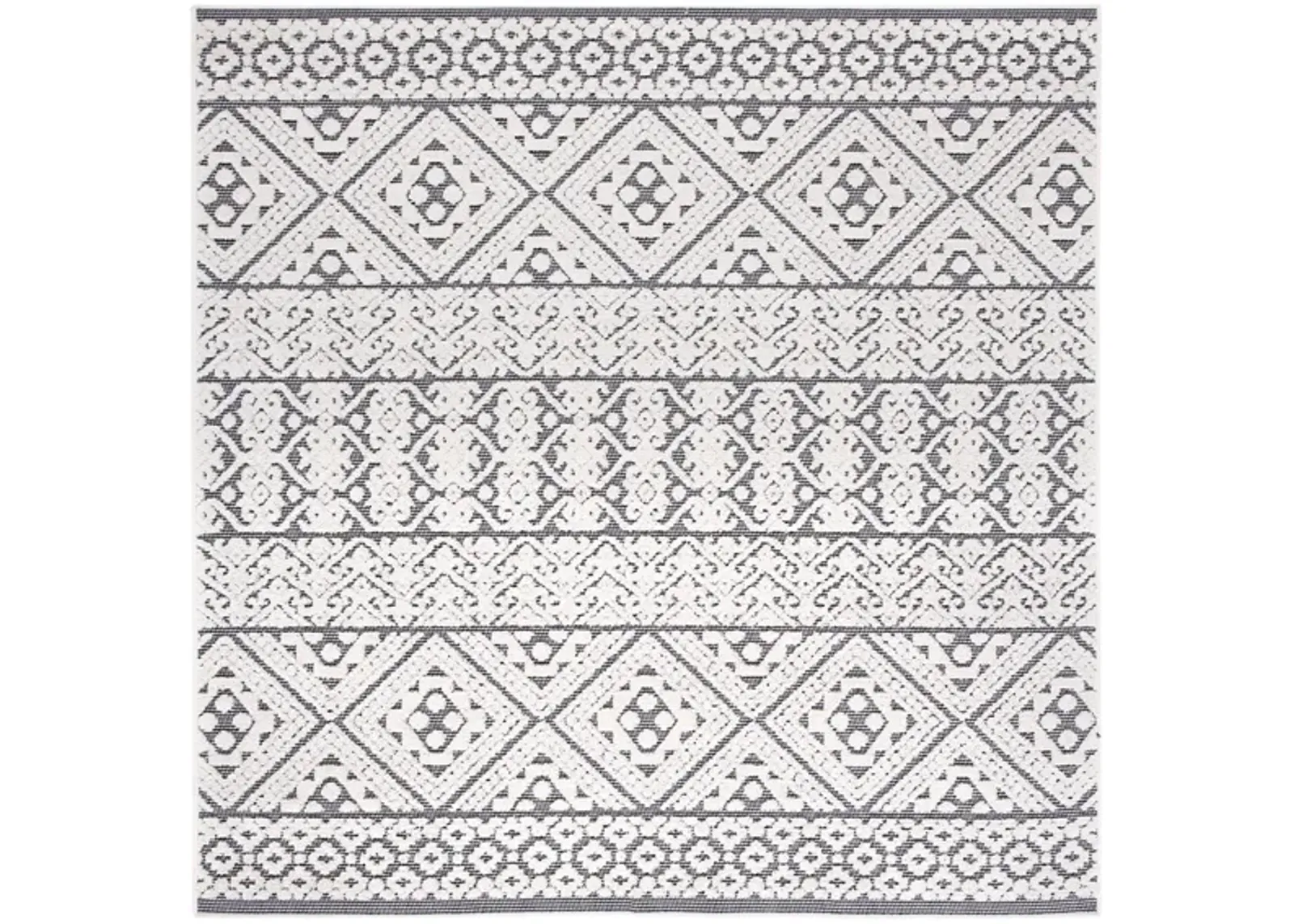 Cabana IV Area Rug in Ivory & Gray by Safavieh