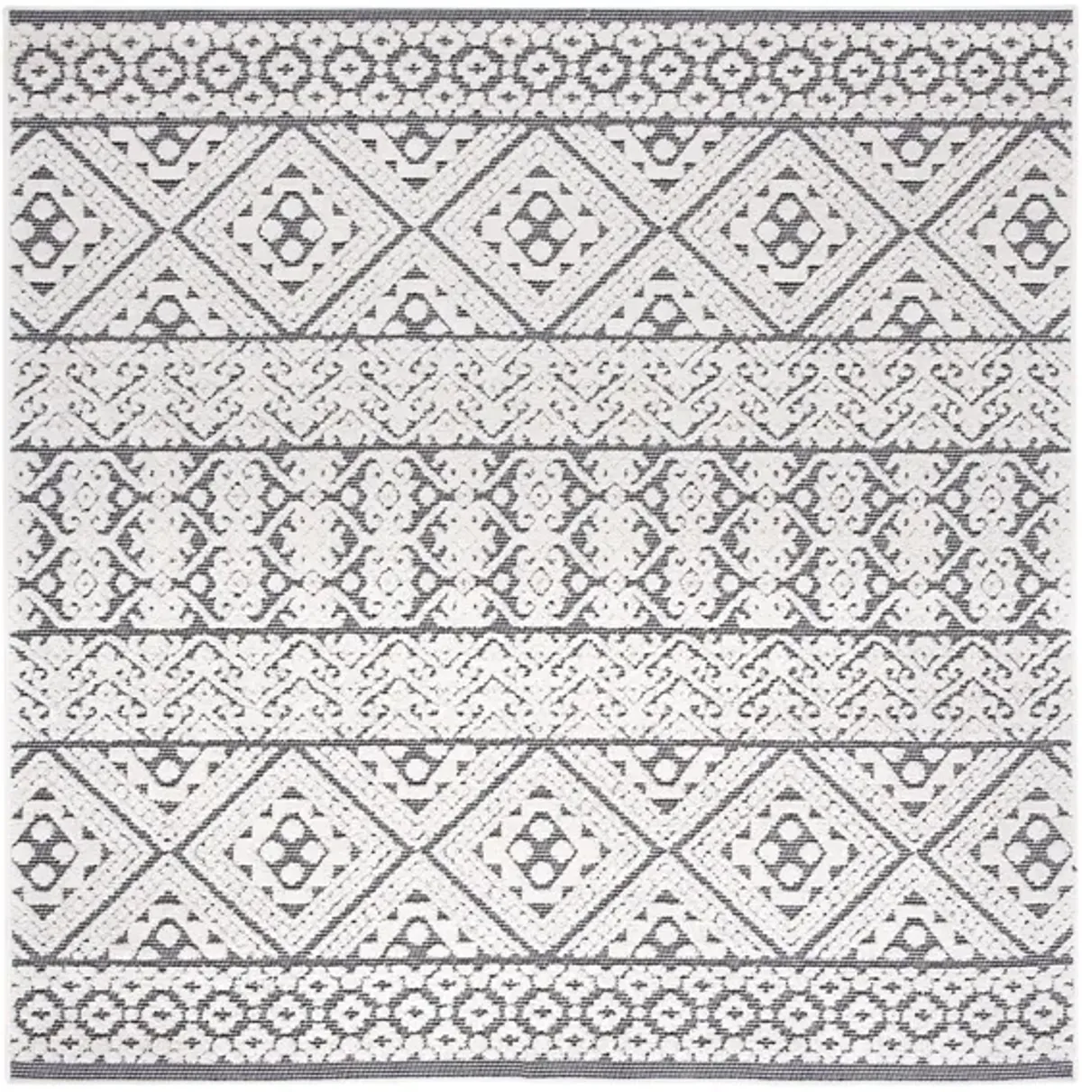 Cabana IV Area Rug in Ivory & Gray by Safavieh