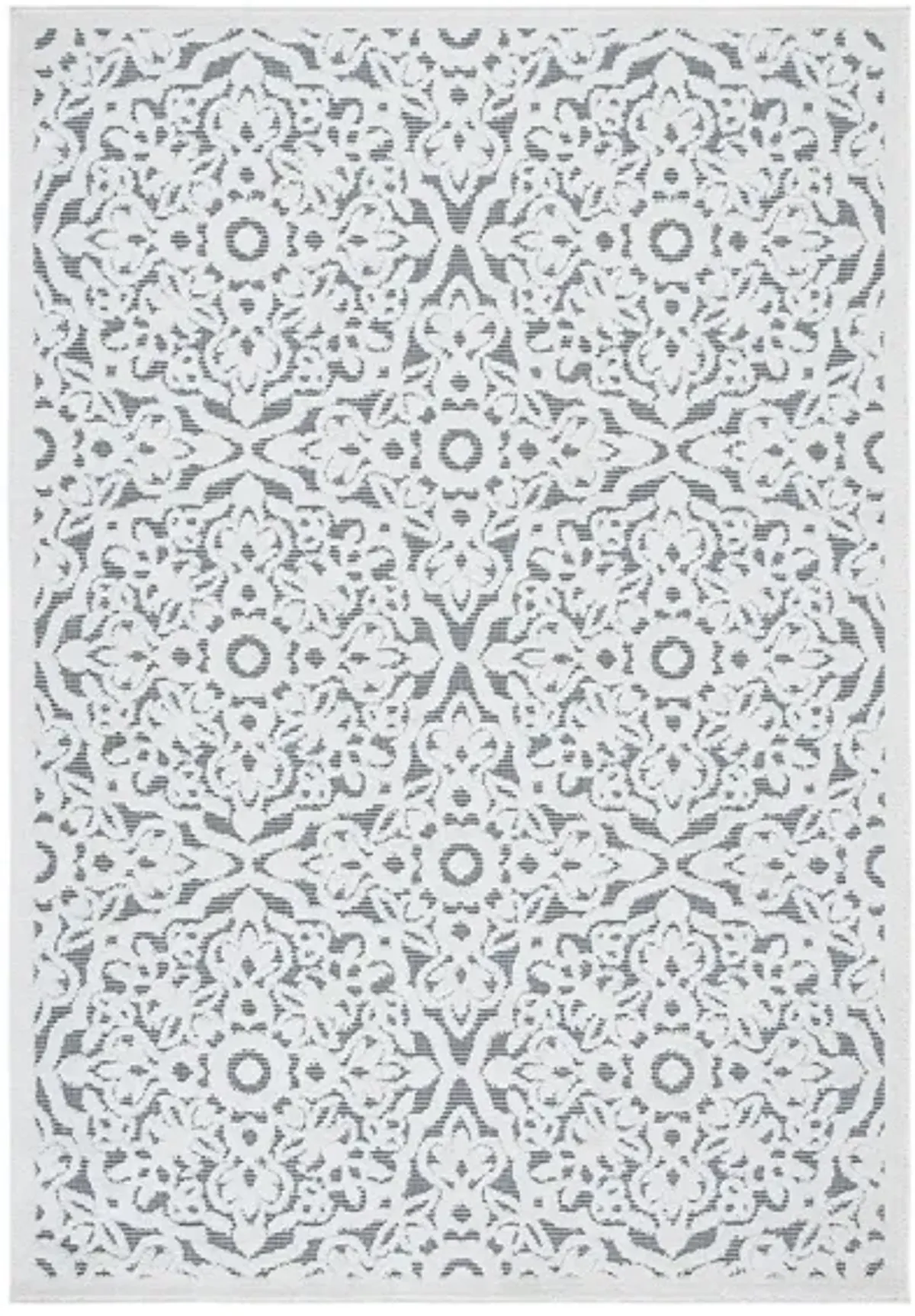 Cabana IV Area Rug in Ivory & Gray by Safavieh