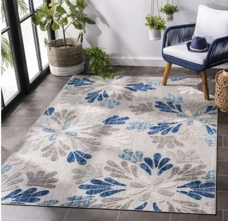 Cabana IV Area Rug in Gray & Blue by Safavieh