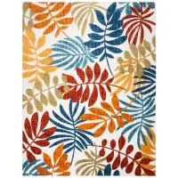 Cabana V Area Rug in Creme & Red by Safavieh