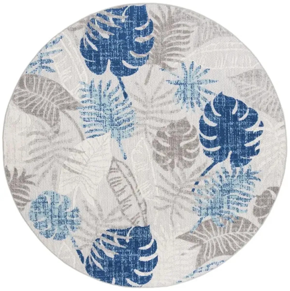 Cabana V Area Rug in Gray & Blue by Safavieh