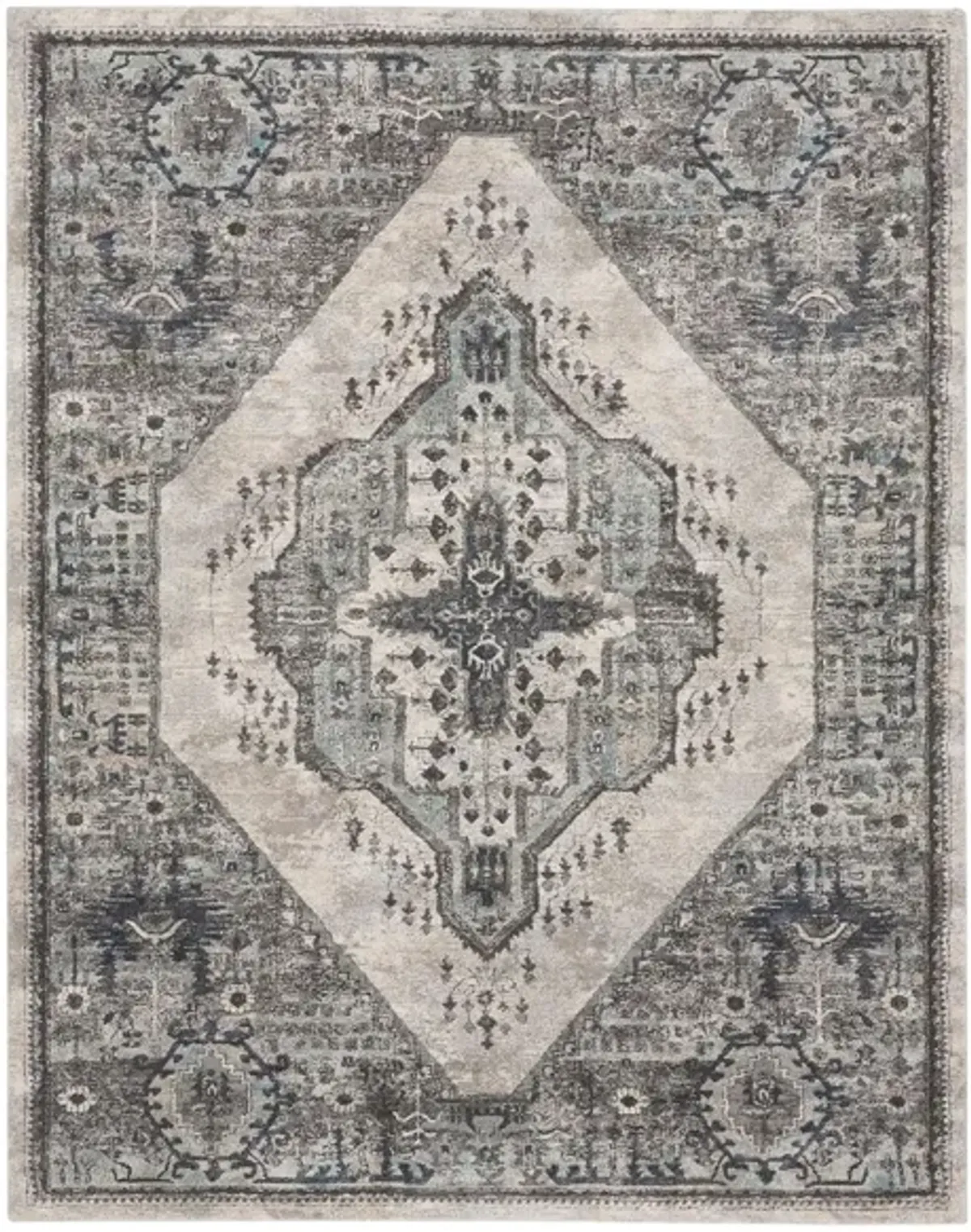 American Kathy Area Rug in Grey by Nourison