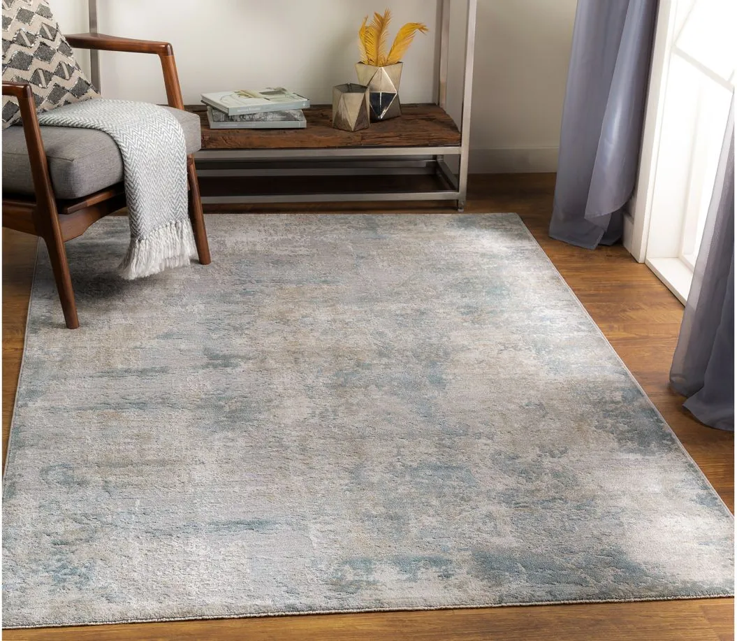 Glynn Smokey Quartz Area Rug in Multiple by Surya