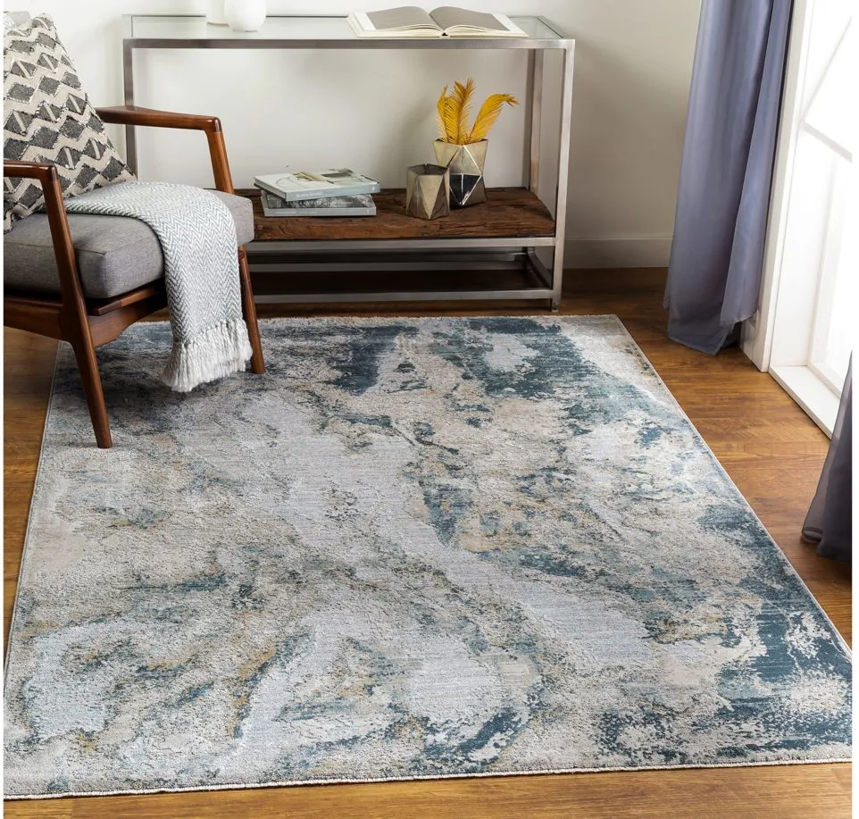 Glynn River Delta Area Rug in Multiple by Surya