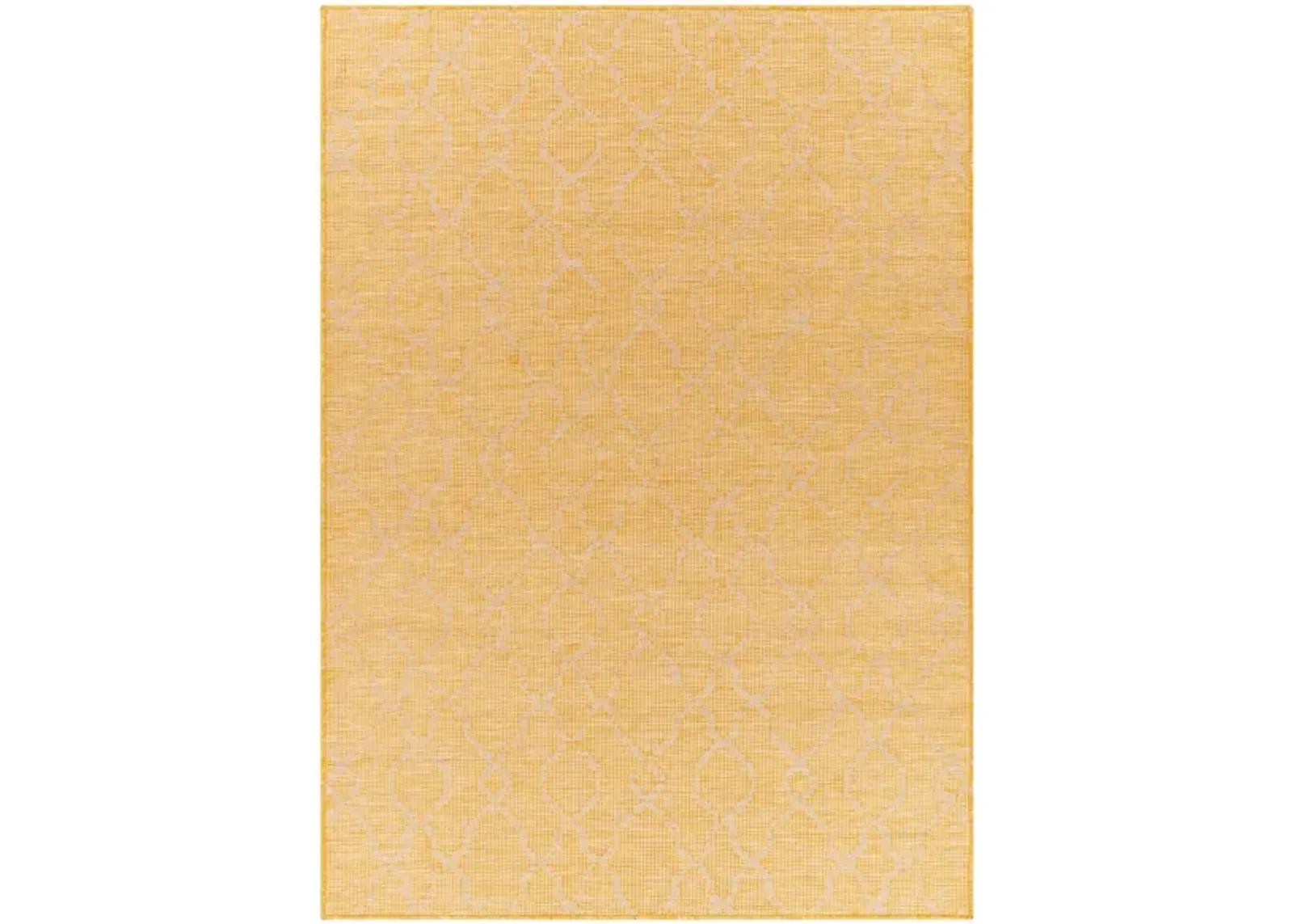 Pasadena Sage Indoor/Outdoor Area Rug in Saffron by Surya