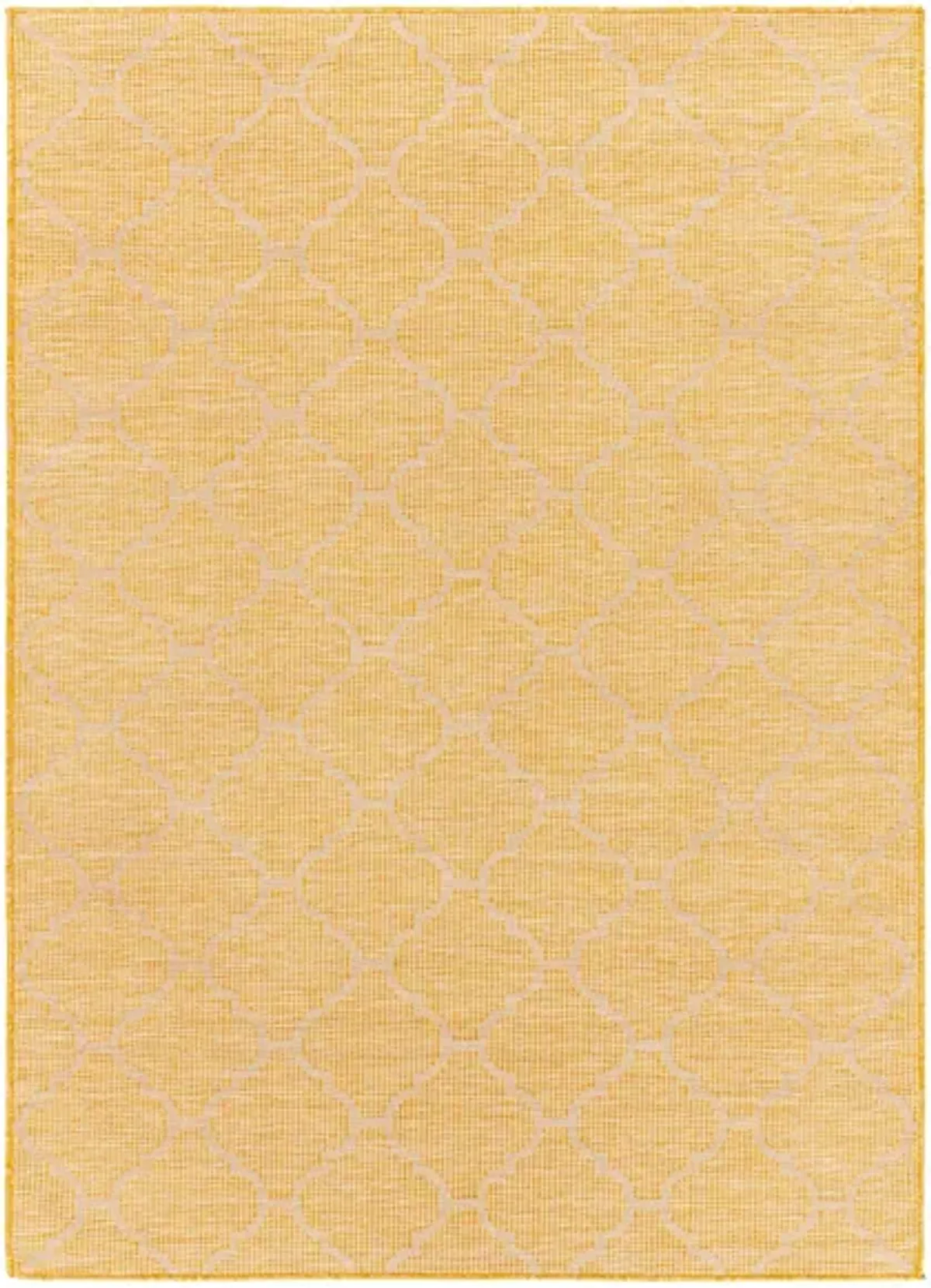 Pasadena Sage Indoor/Outdoor Area Rug in Saffron by Surya