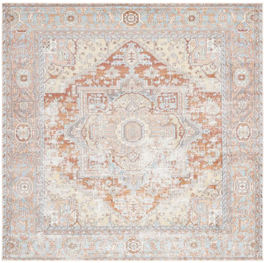 Aeson Area Rug in Rust / Taupe by Safavieh