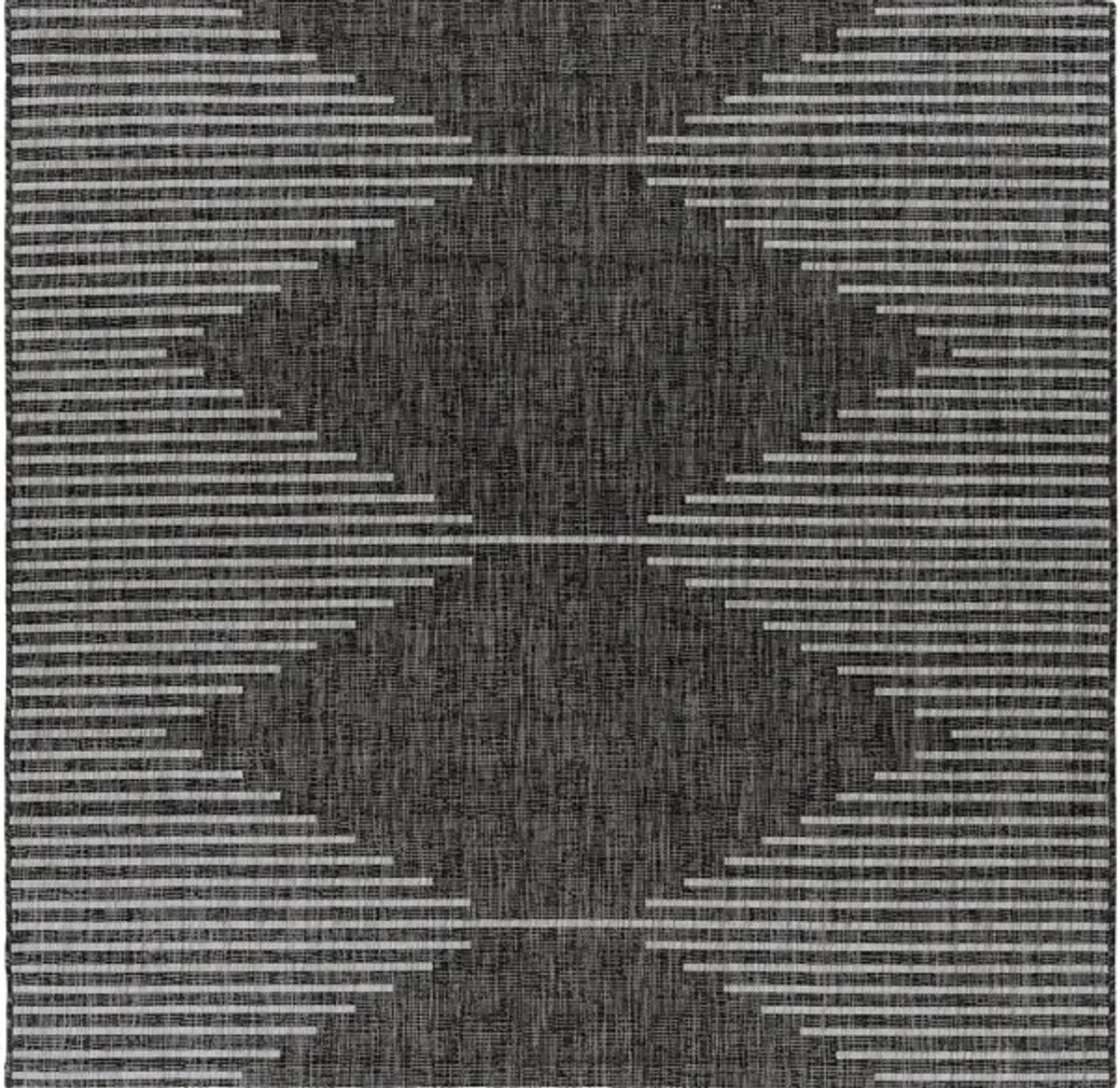 Eagean Area Rug in Charcoal, Cream, Light Gray by Surya