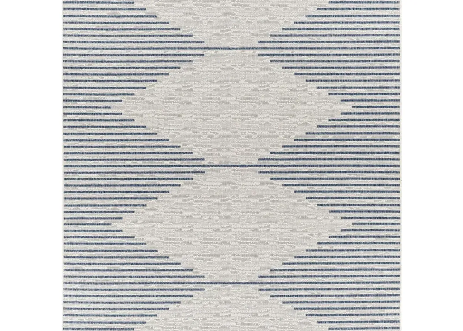 Eagean Area Rug in Bright Blue, Navy, Pale Blue, White by Surya