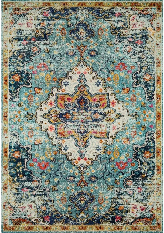 Nadia Area Rug in Blue/Midnight by Loloi Rugs