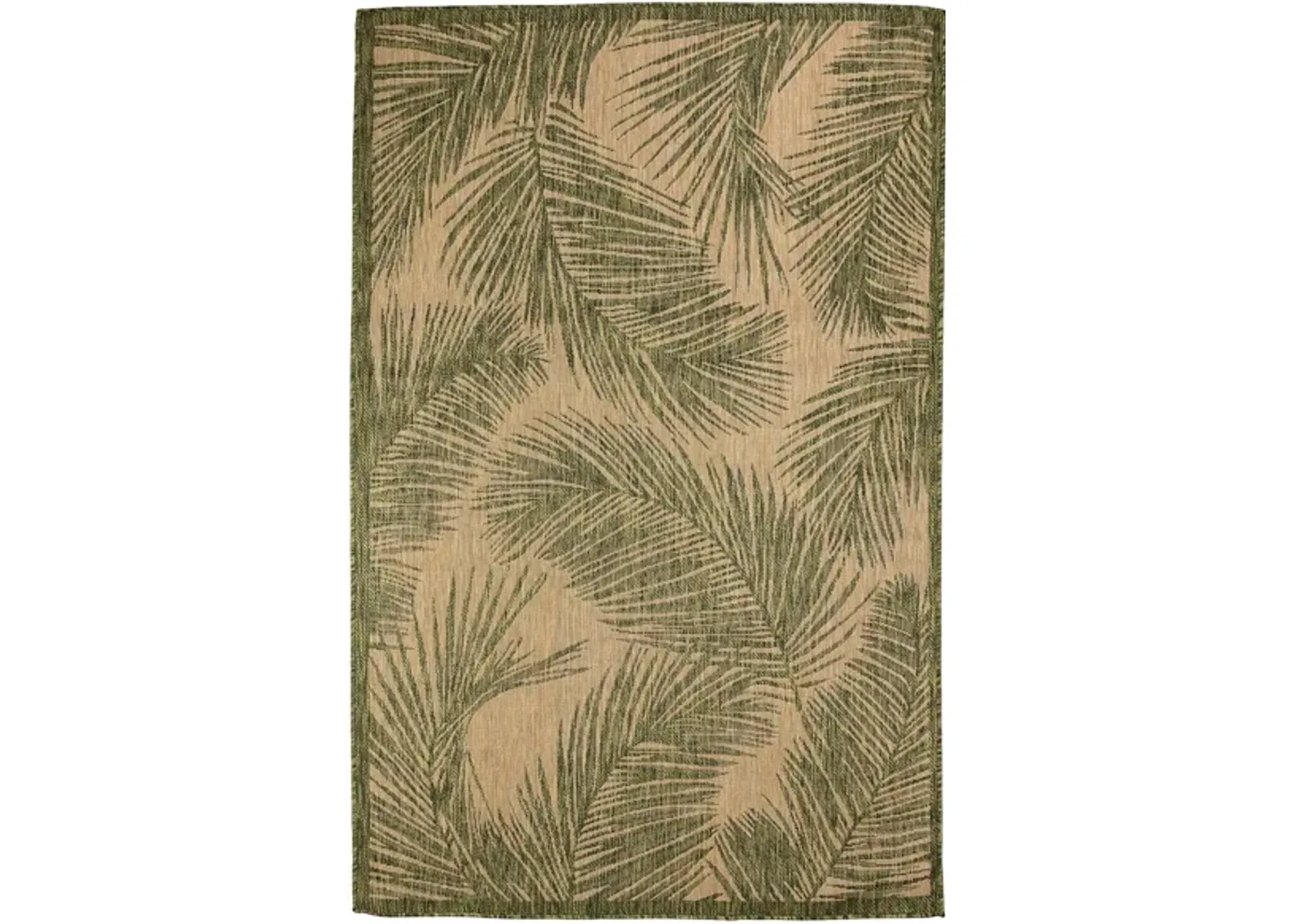 Carmel Fronds Rug in Green by Trans-Ocean Import Co Inc