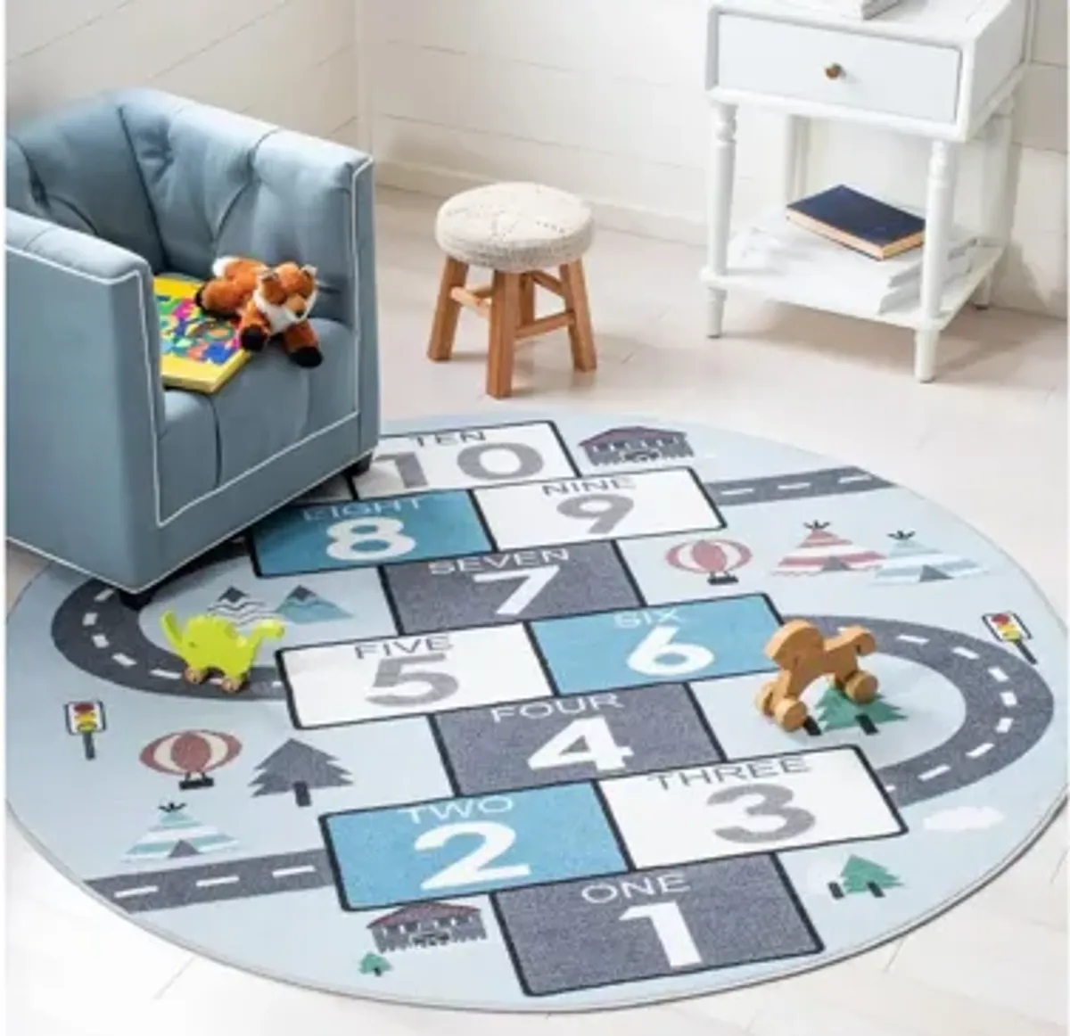 Elmira Kids' Playhouse Rug