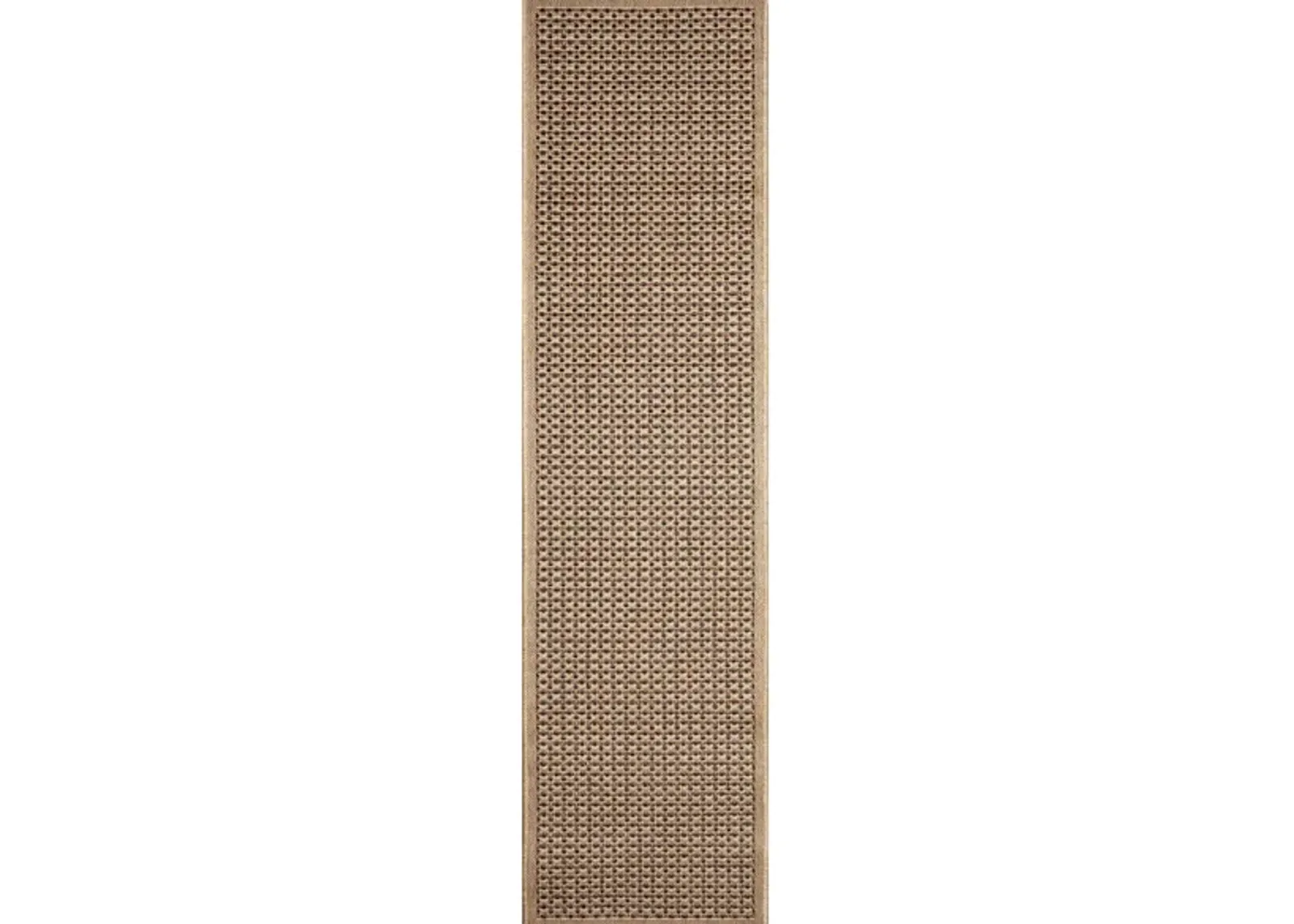 Monterey Basket Indoor/Outdoor Rug in Black;Brown by Trans-Ocean Import Co Inc