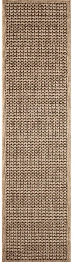 Monterey Basket Indoor/Outdoor Rug in Black;Brown by Trans-Ocean Import Co Inc