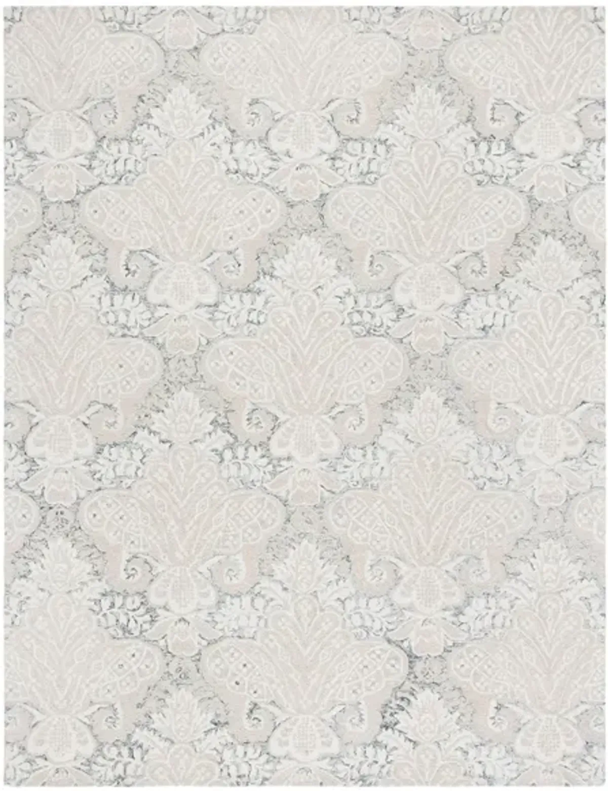 Nyneave Area Rug in Charcoal & Ivory by Safavieh